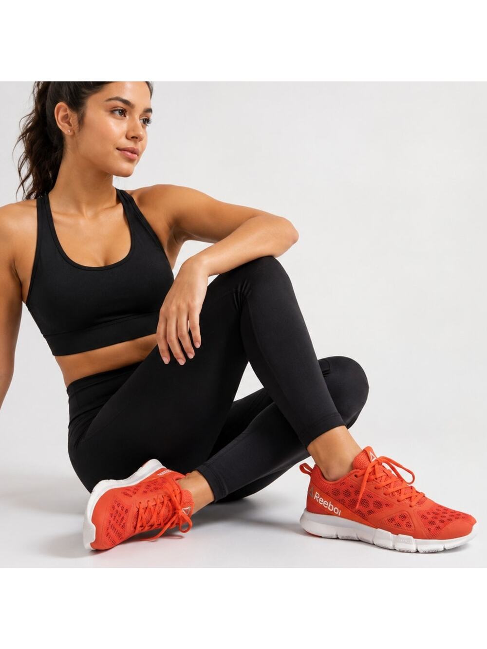 Reebok Hexalite TR Women’s Size 7 Coral Orange Running Athletic Sneakers Shoes
